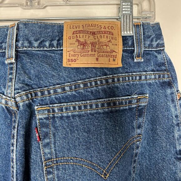 Vintage 90s 1990s Levi's Blue Relaxed Fit Jeans 16 mis Straight Leg - Picture 5 of 8